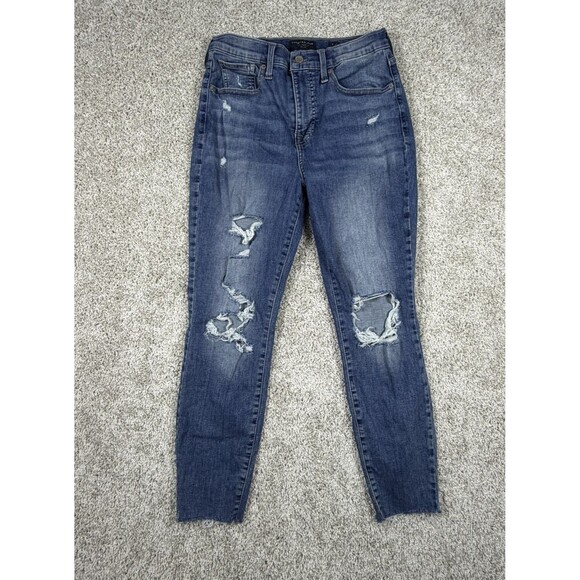Lucky Brand Denim - Lucky Brand Bridgette Skinny Jeans Womens 8/29 Distressed Ankle Stretch